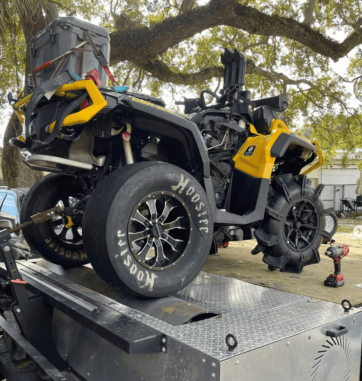 Professional ATV dyno tuning results showing horsepower and torque curves - Blaizn Trails Performance at blaizntrailsperformance.com